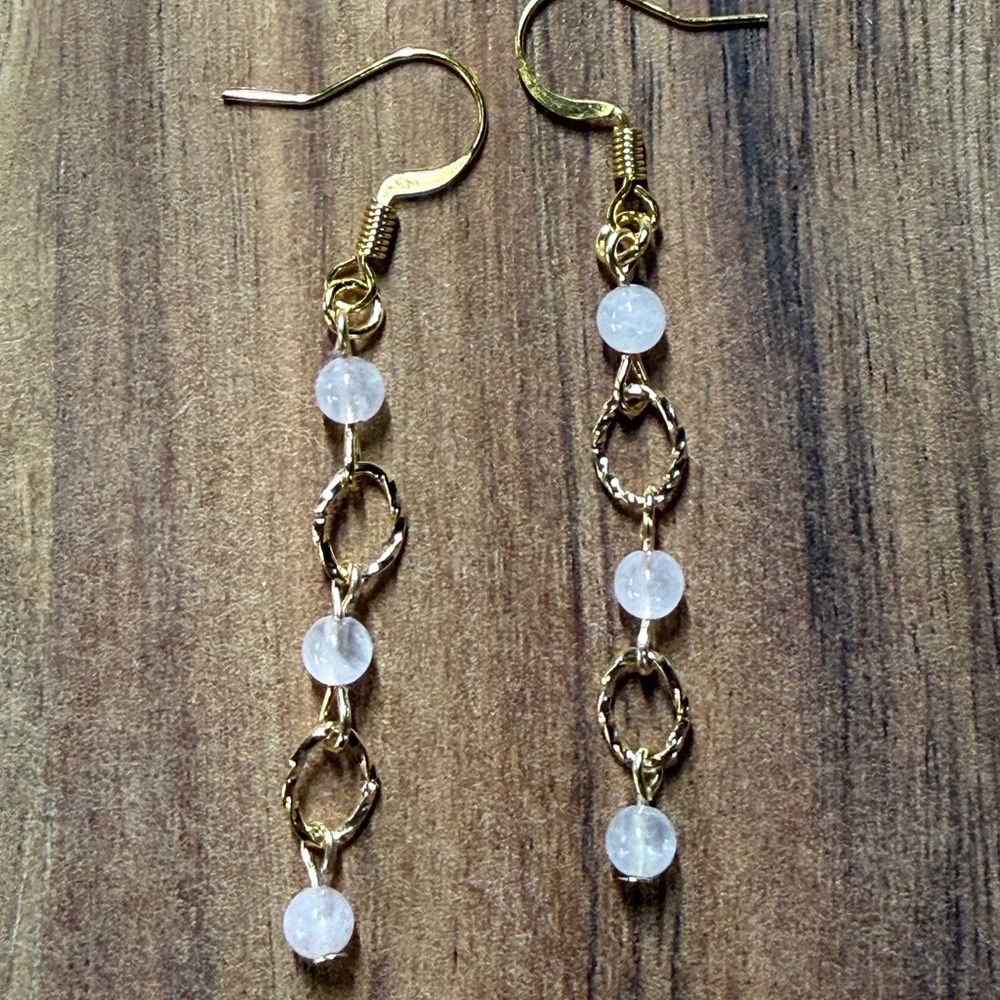 Rose Quartz Earrings
